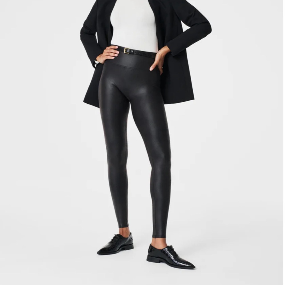 SPANX Faux Leather Leggings